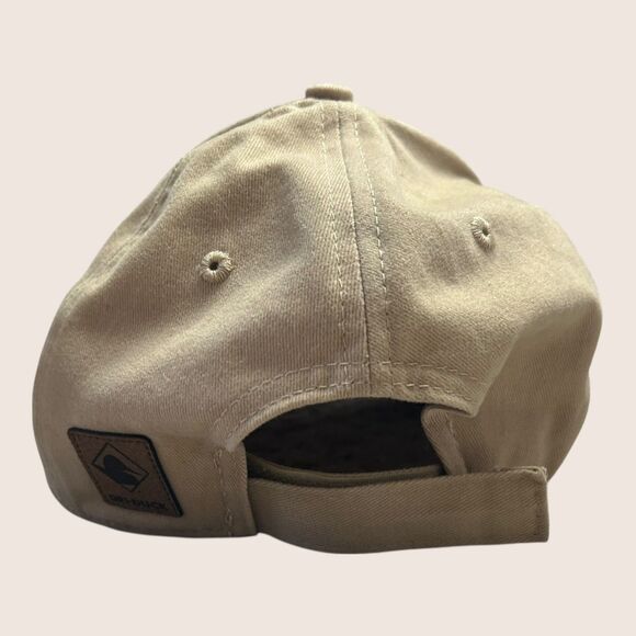 🌝 VTG CRATERS OF THE MOON IDAHO HUNTING MOTIF BUCK DEER BASEBALL CAP OSFM - Picture 4 of 8